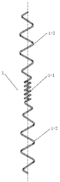 Reduction spiral spring for tubing paraffin removal of pumping well