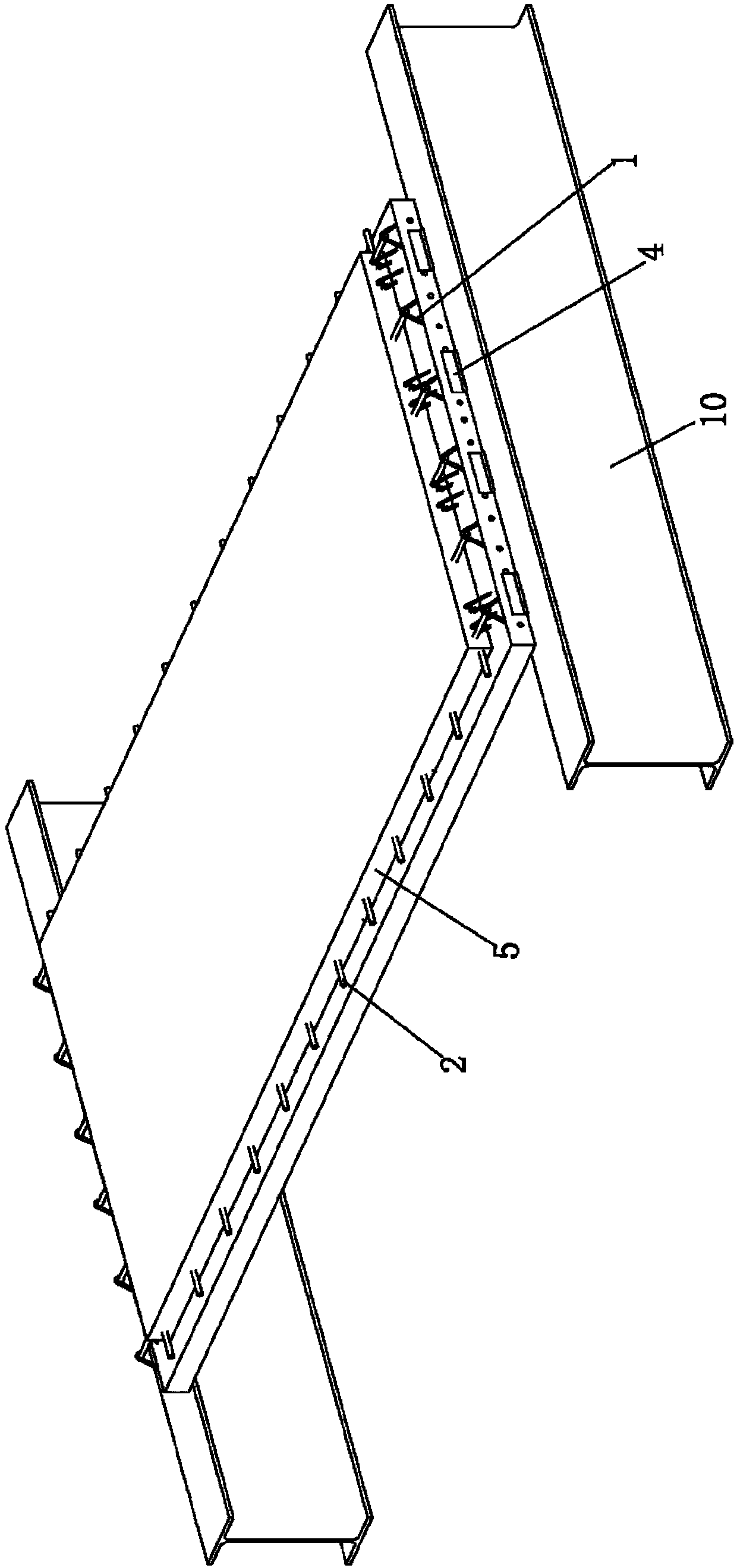 Full-prefabricated floor special for fabricated steel structure