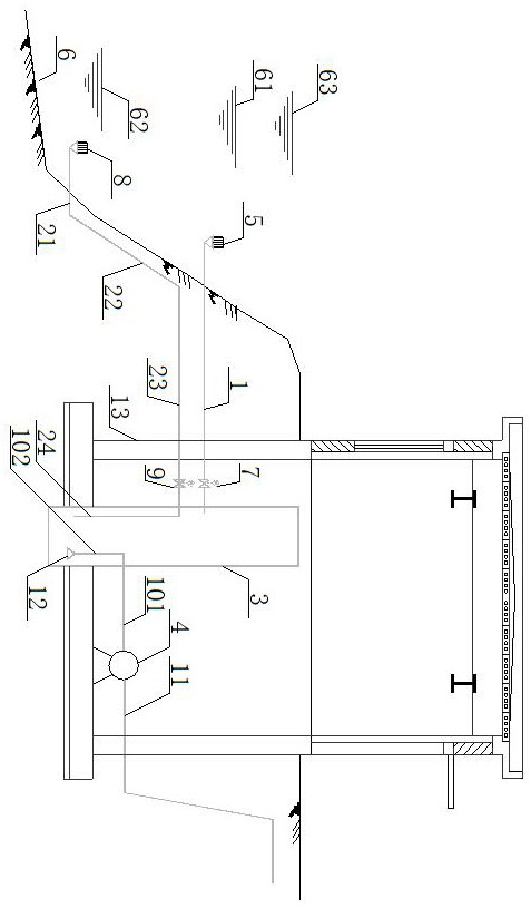 Hybrid water taking system and control method thereof