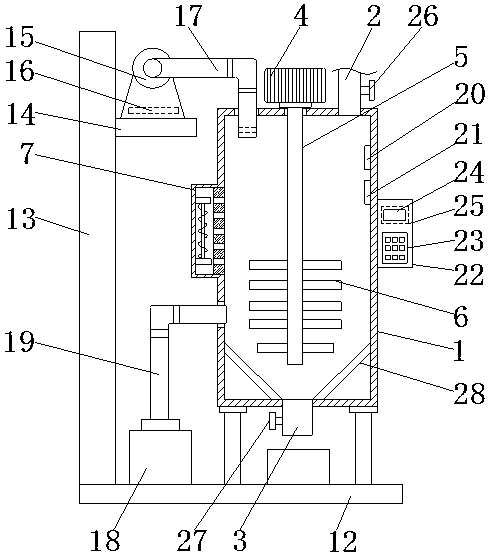 Potassium chlorate drying device