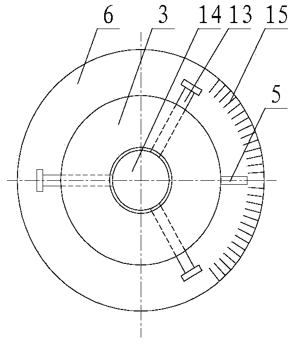 Material breaking cutting device