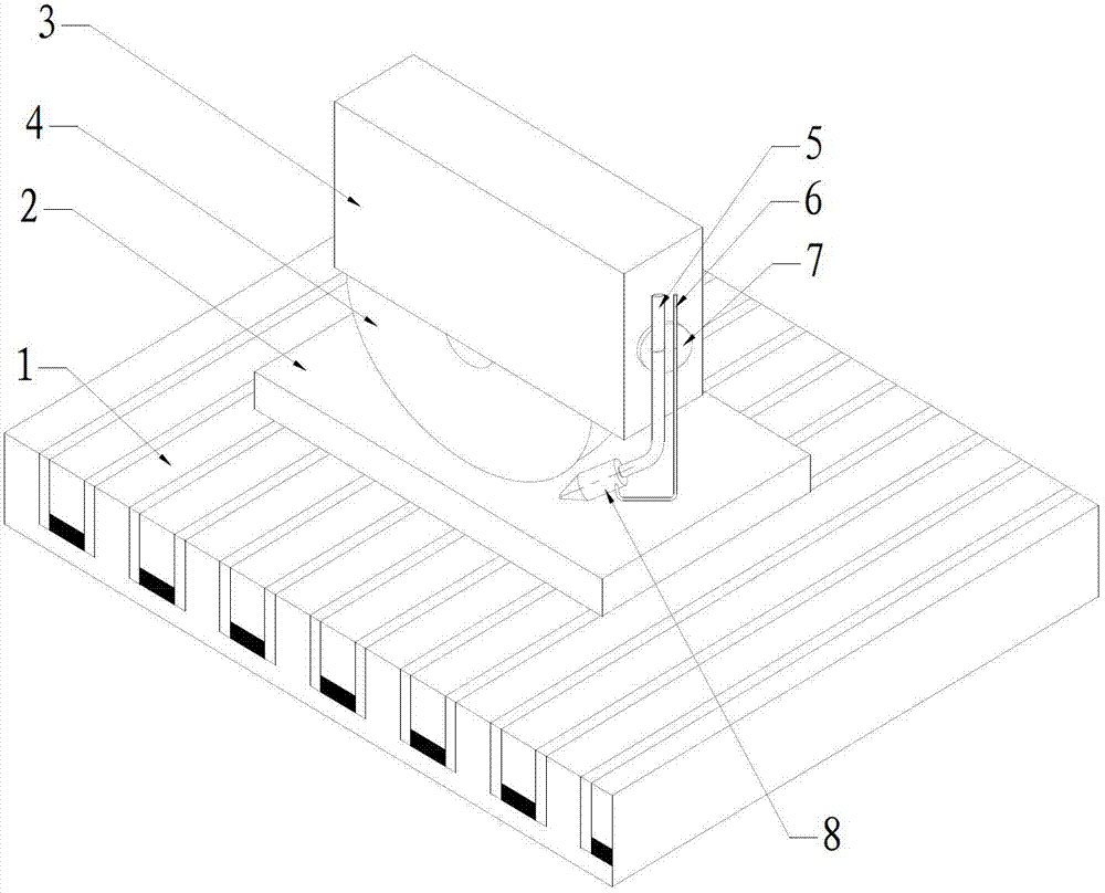 Magnetic Nanoparticle Jet and Magnetic Workbench Coupling Oil Film Formation Process and Device