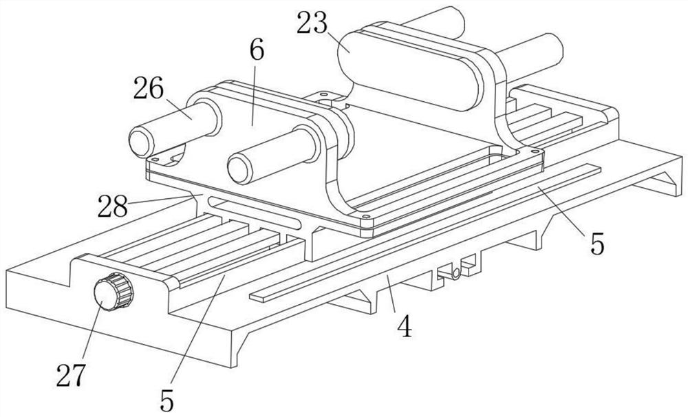 A special-shaped hole processing device for large machinery