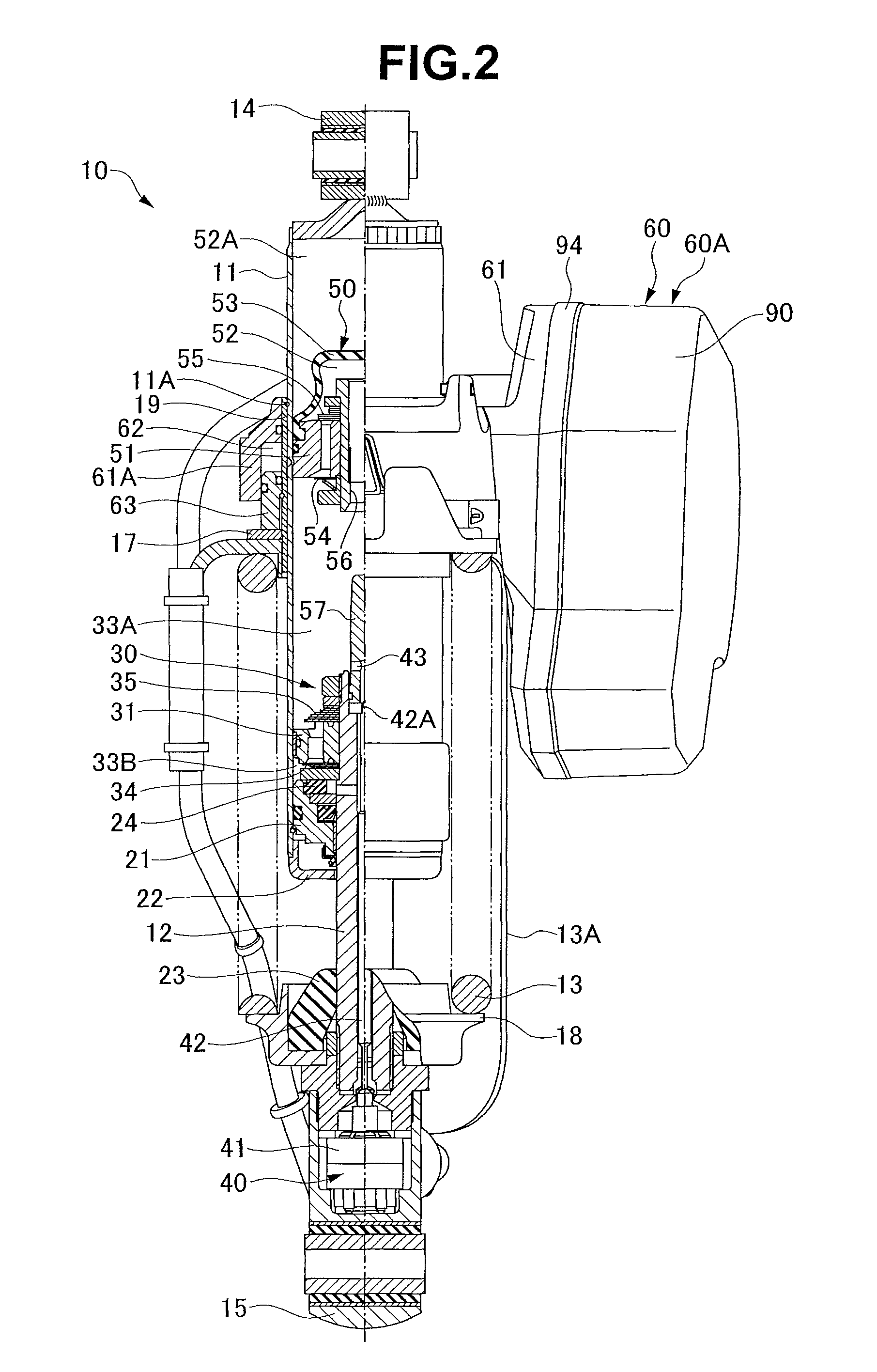 Suspension spring adjusting apparatus of hydraulic shock absorber