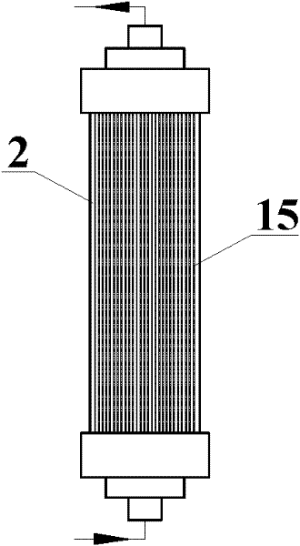 Efficient desalting device and efficient desalting method for salted egg white