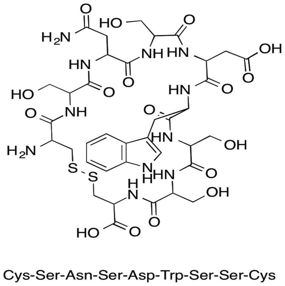 Tumor blood vessel and m1 type macrophage targeting peptide and use thereof