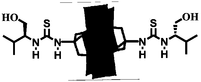 (s)-1-(1-hydroxyethyl-1-isopropyl) thiourea-modified mn-anderson type heteropolyacid catalyst, preparation method and application thereof