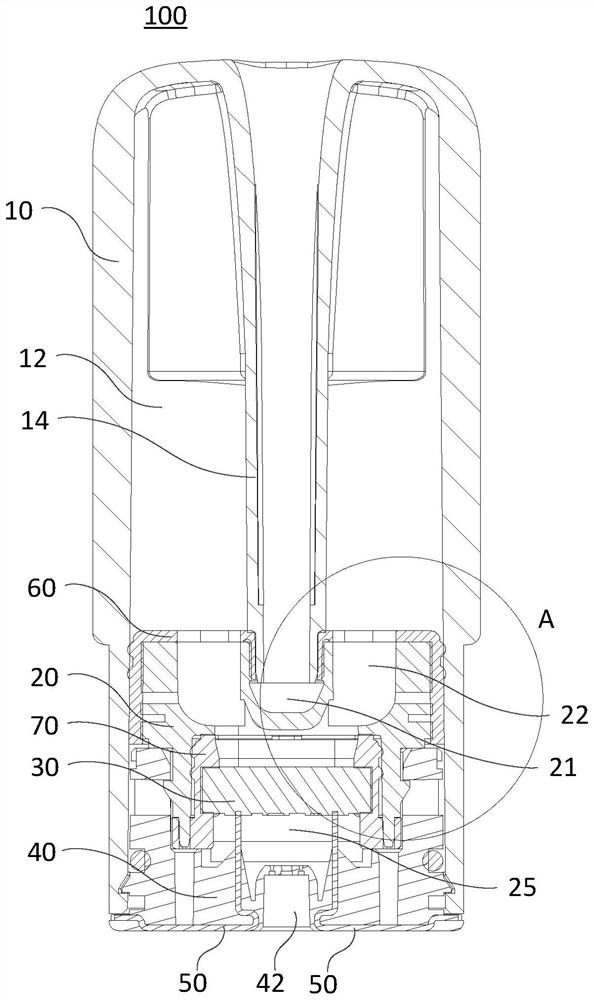 Electronic atomization device and atomizer thereof