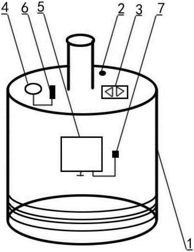 Injection test prompt module of foam generator