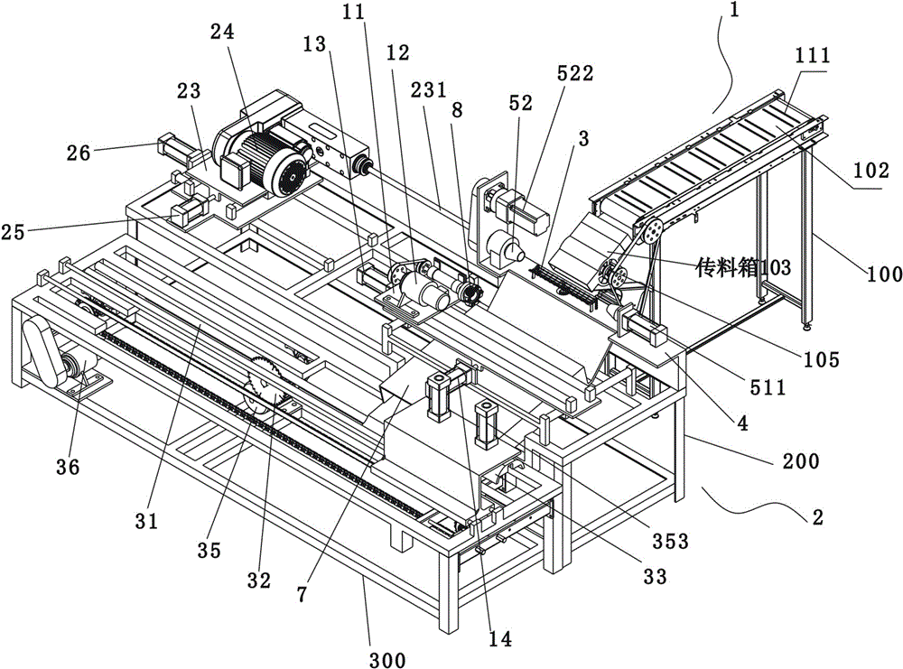 Bamboo tube automatic production device and production method