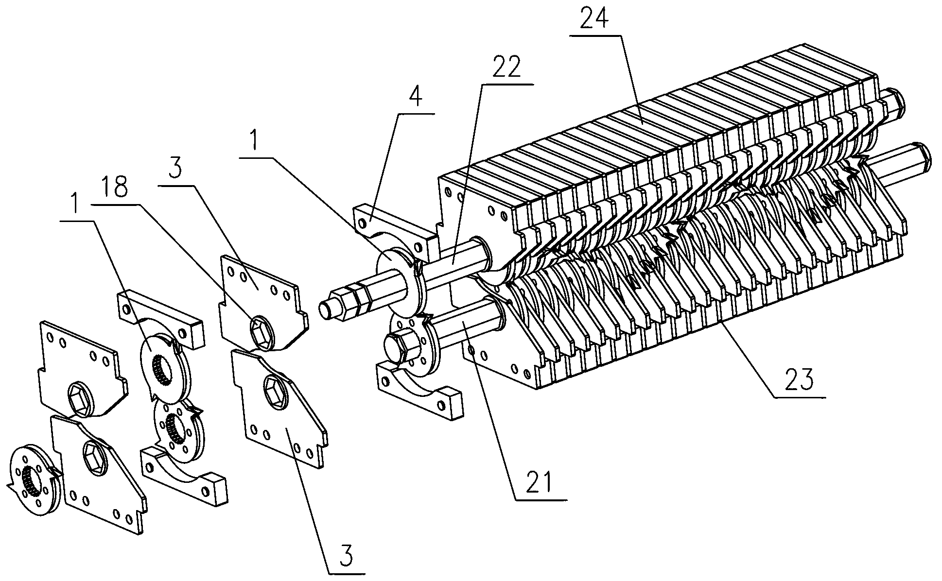 Movement of paper shredder