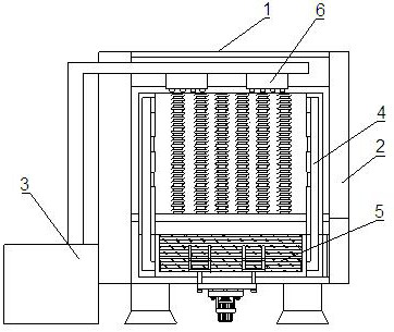 Graphite heat exchanger convenient to clean