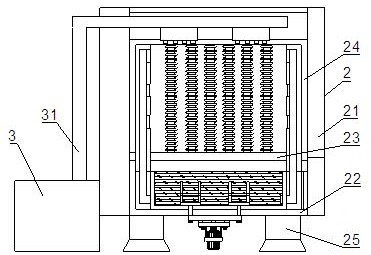 Graphite heat exchanger convenient to clean