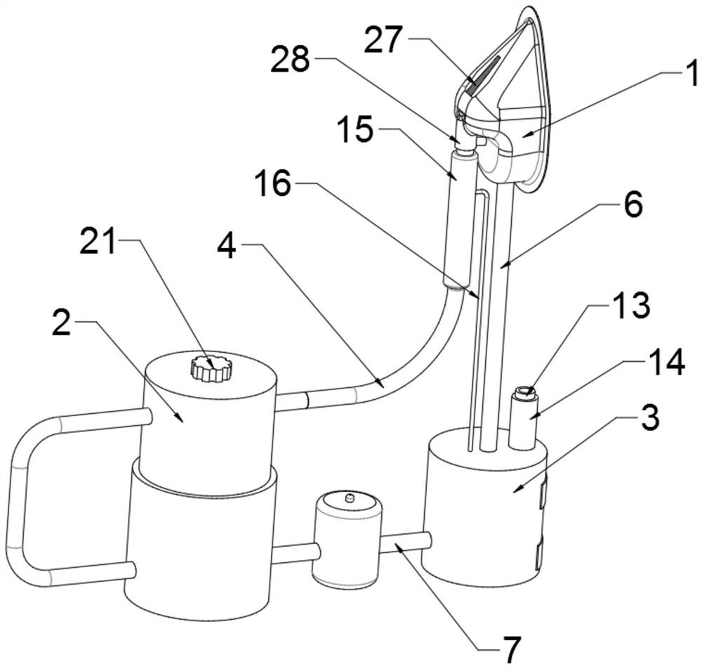 Atomization inhaler for infectious diseases