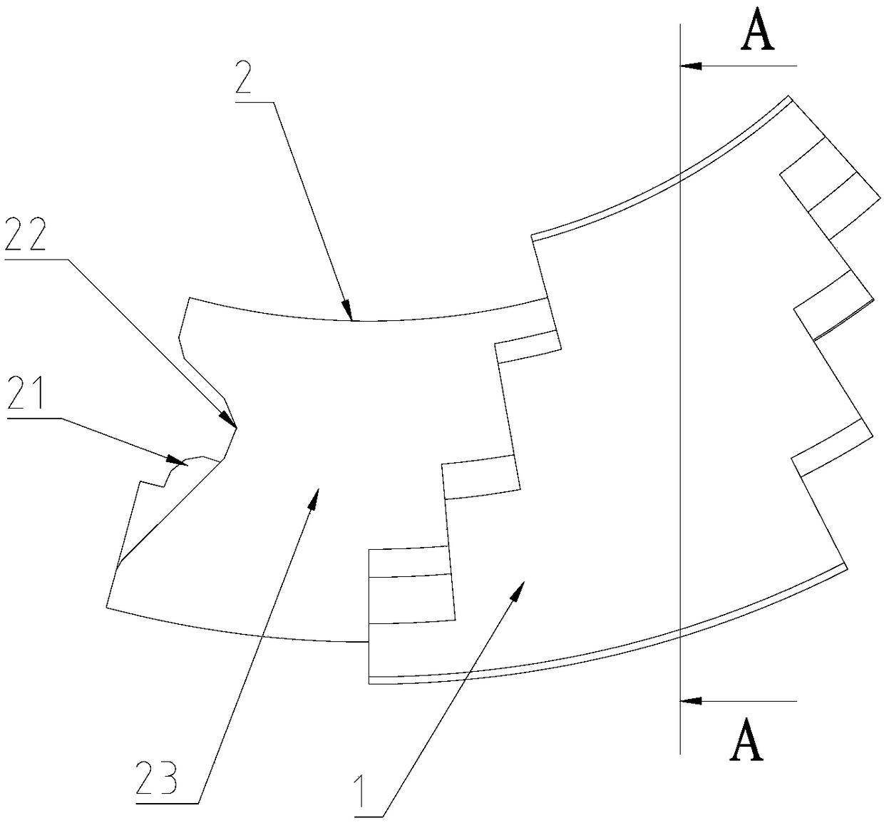 Insulation structure, stator, motor and lead solder joint wrapping method