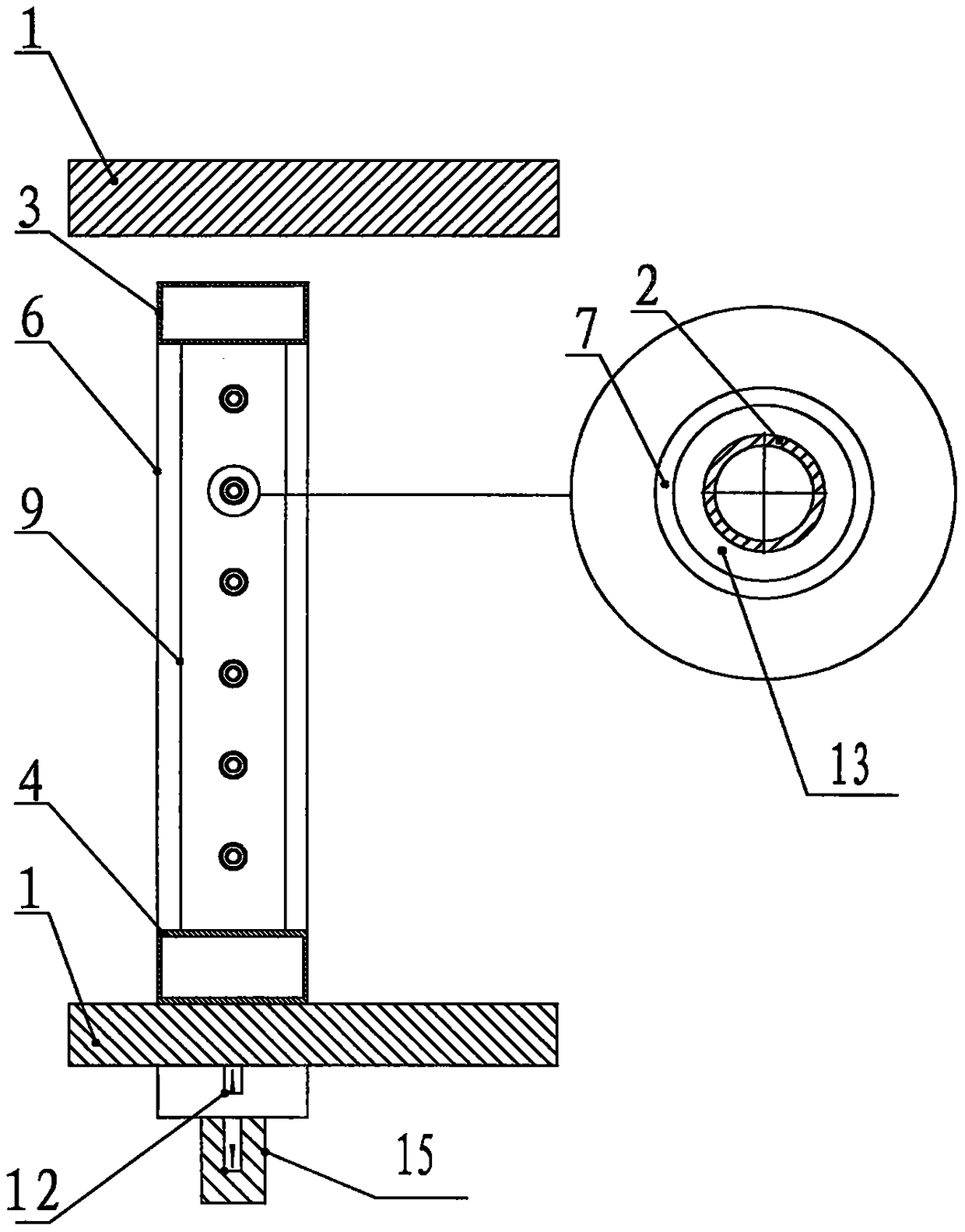 Controllable multi-directional flow convection heat exchange flue that is resistant to dust deposition and condensation, high temperature resistance and load tracking