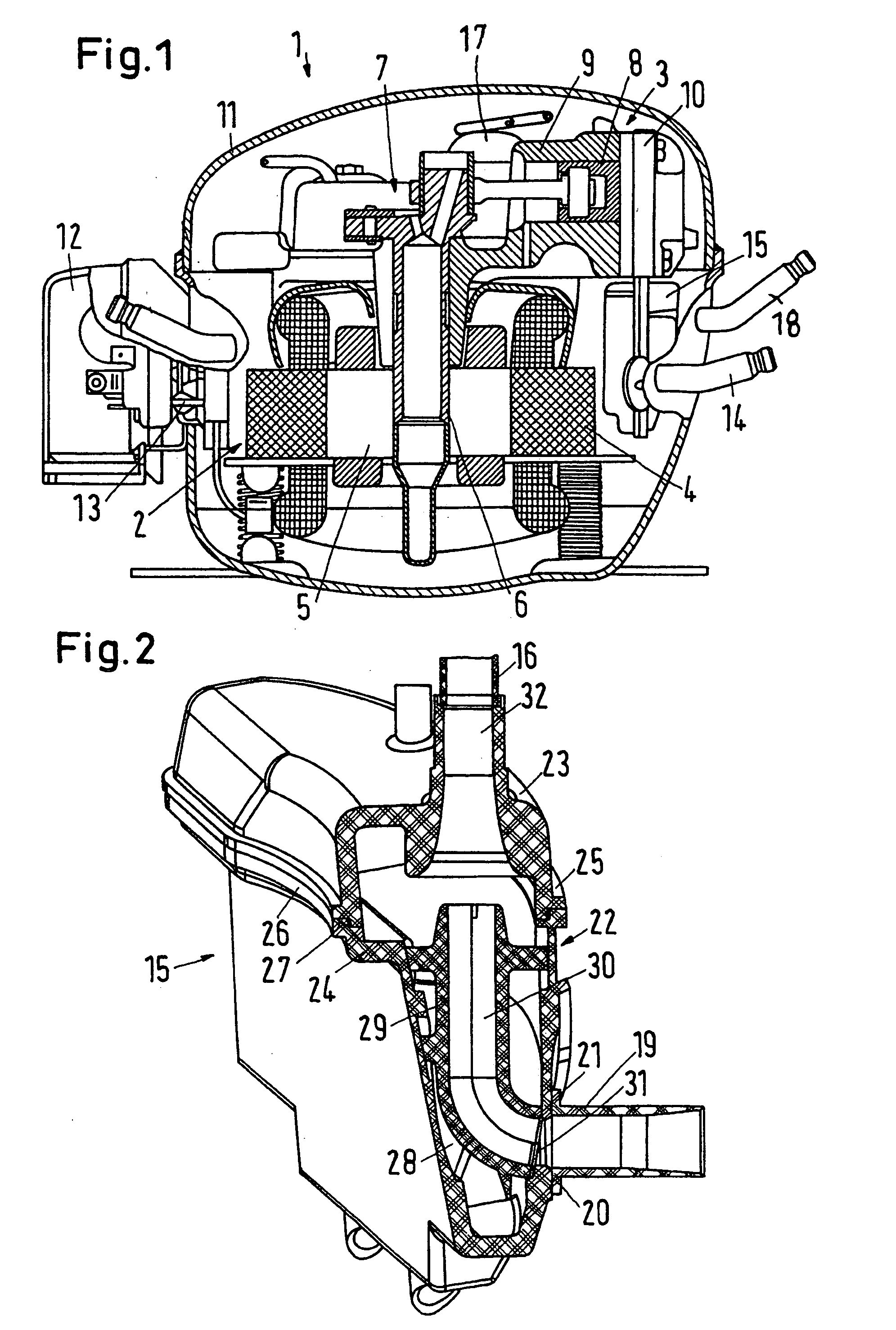 Refrigerant compressor