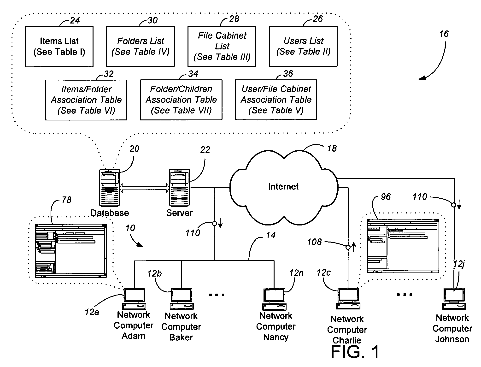 Collaboration software with real-time synchronization