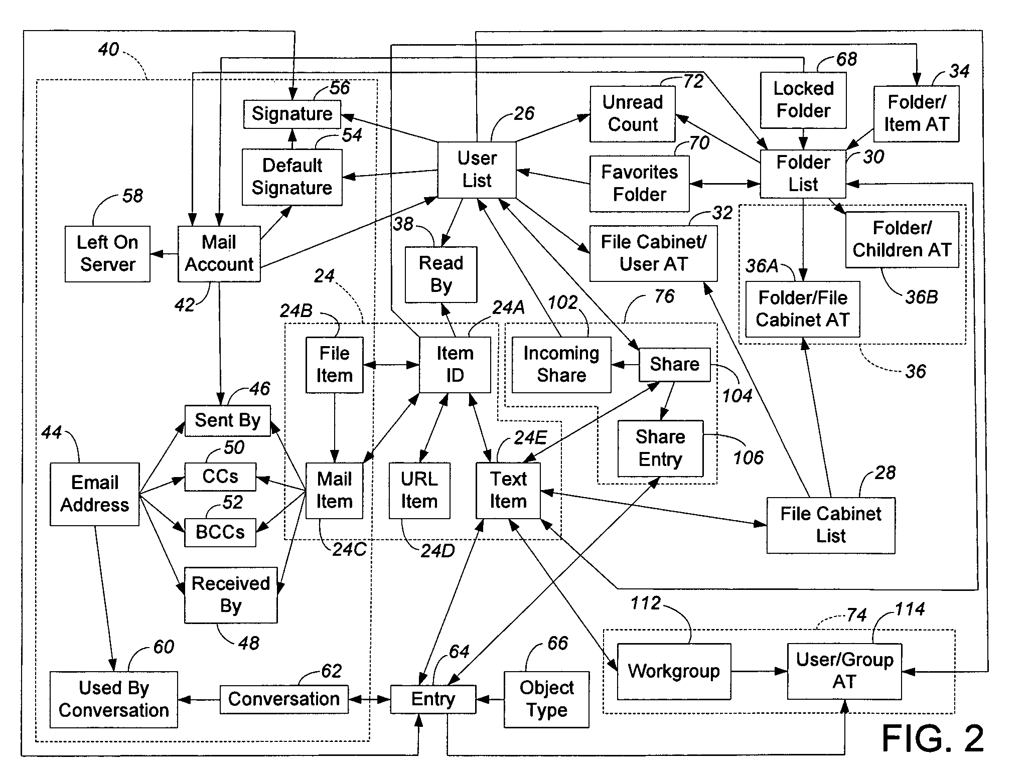 Collaboration software with real-time synchronization