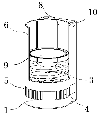 Dining room ordering mobile robot with take-up function