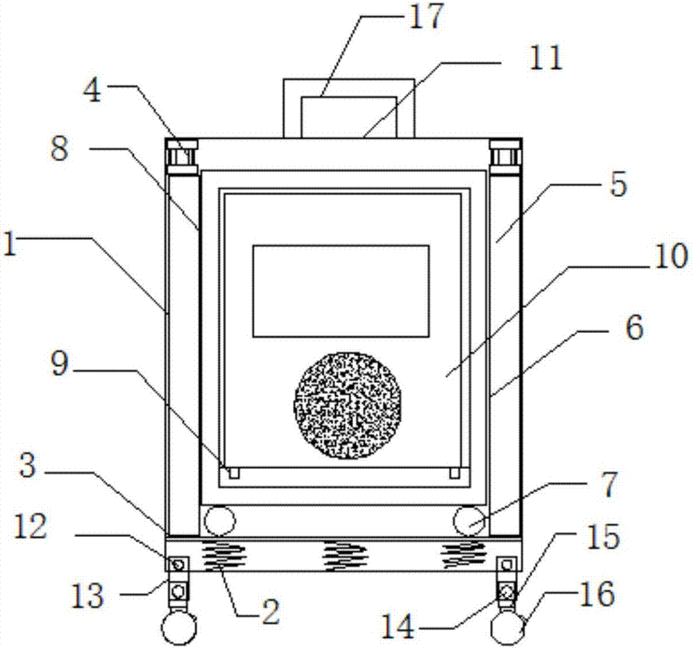 Protection device of portable sound equipment for outdoor use