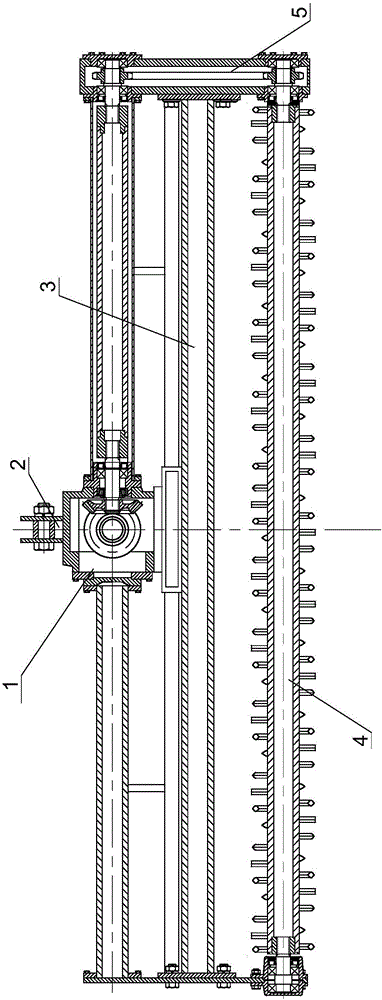 Ditching method of multiaxial shallow tillage used to stubble ploughing