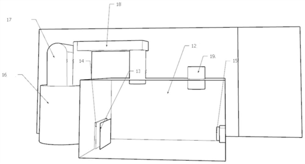 Device for detecting carbon emission of mixture based on microwave induction