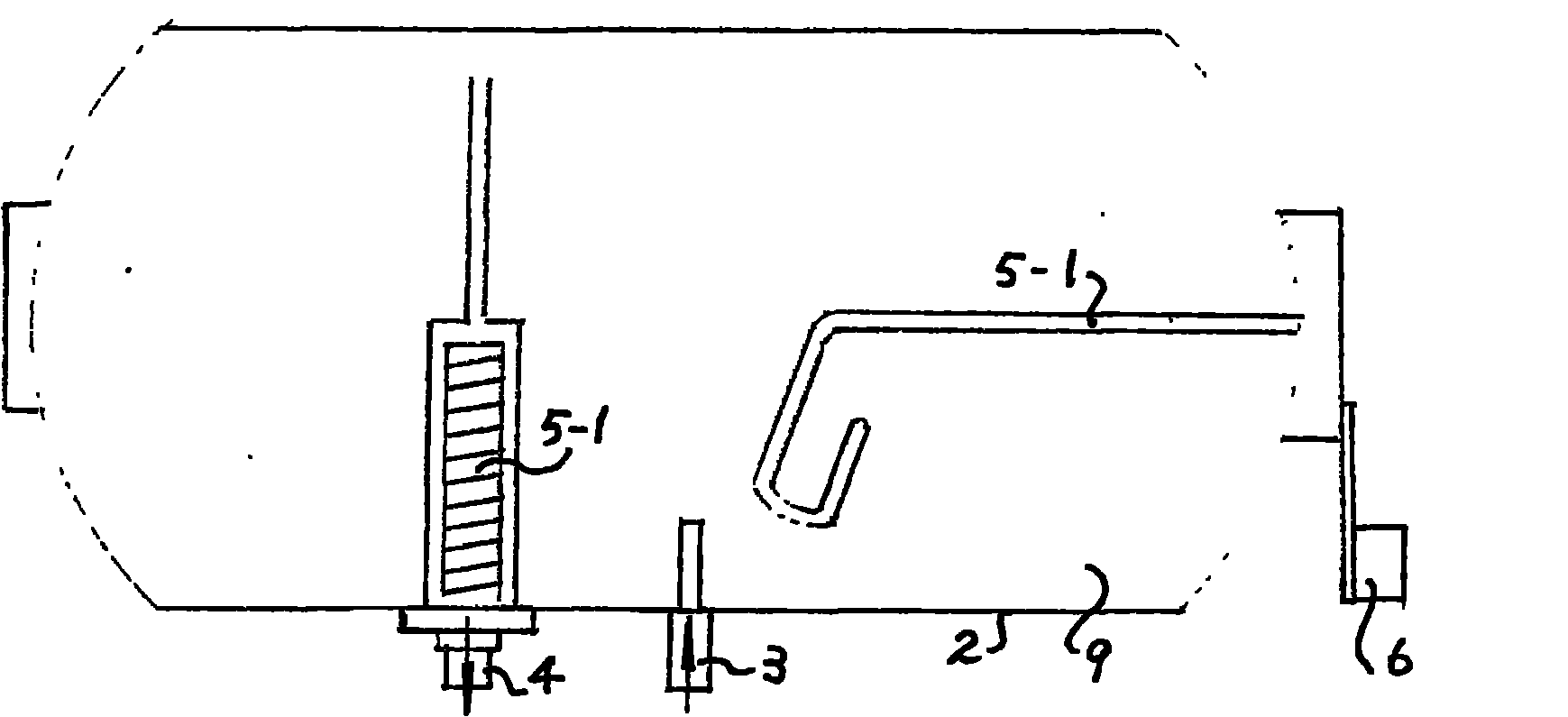 Electric water heater with heating water tank