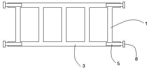 Mounting method of fabricated bay window guardrail