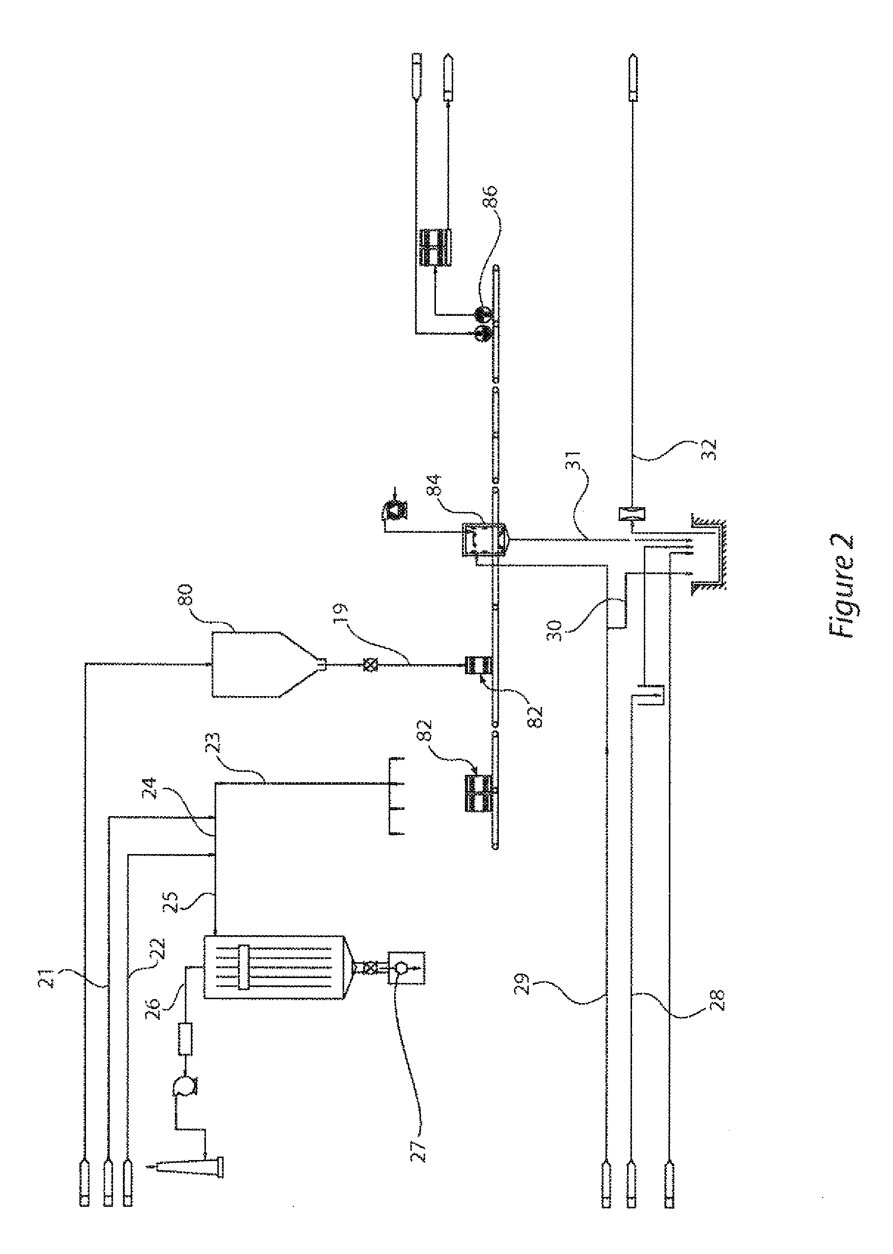 Process and apparatus for the drying of yellowcake