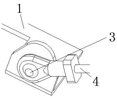 Automobile pedal stroke test device