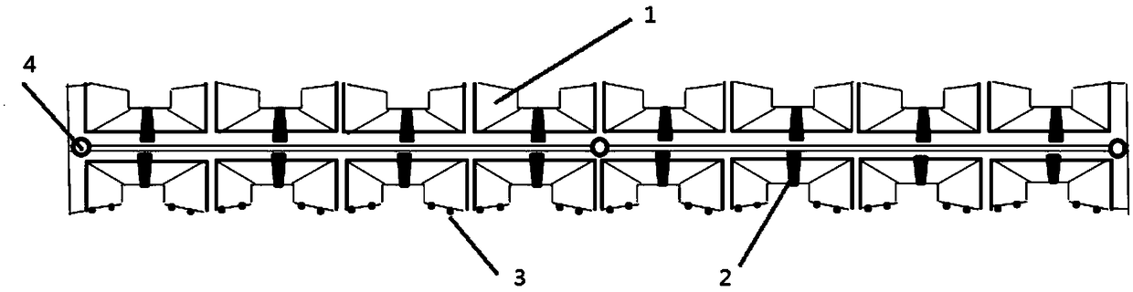 A spliced ​​seedling tray