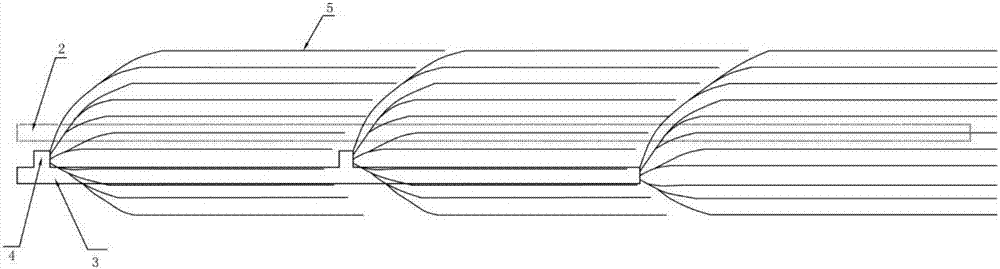 The tunneling method of coal roadway shielding in the advance area of ​​the directional hole in the upward penetration layer on the floor of the outburst coal seam