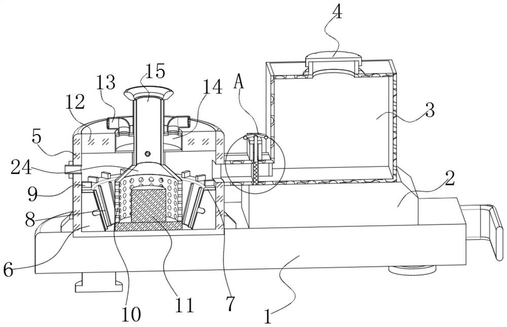 Evaporative atomizer for sterilizing germs