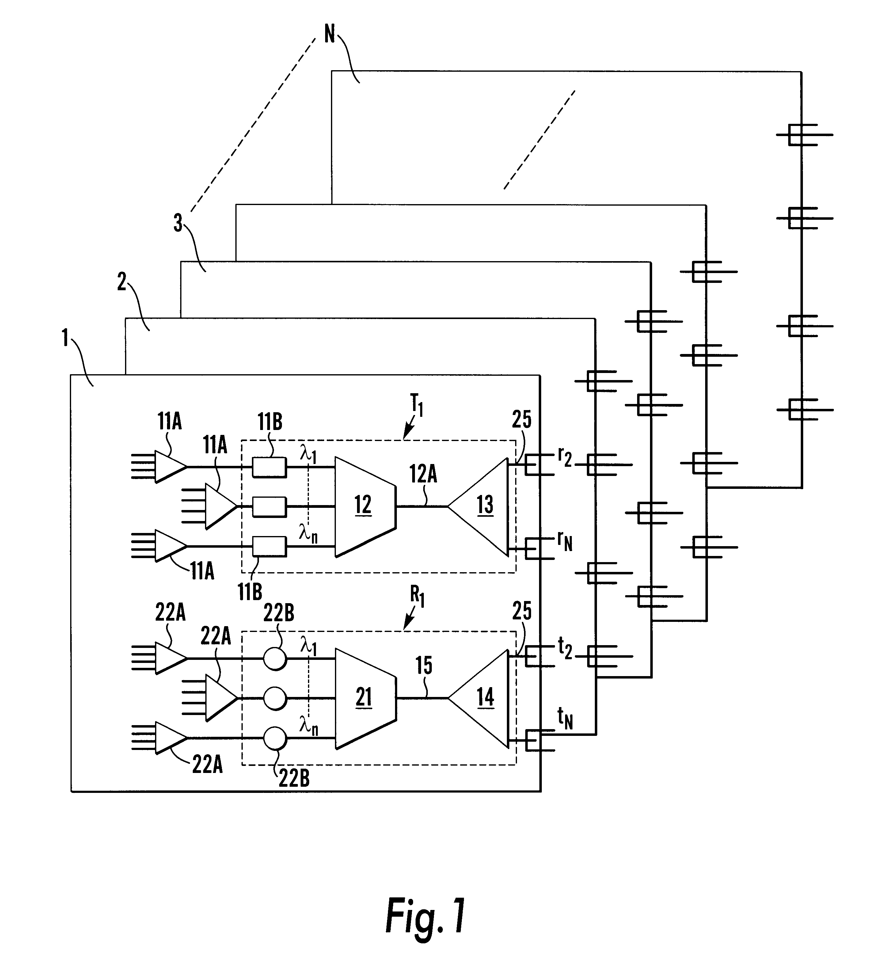 Connecting a plurality of circuit boards