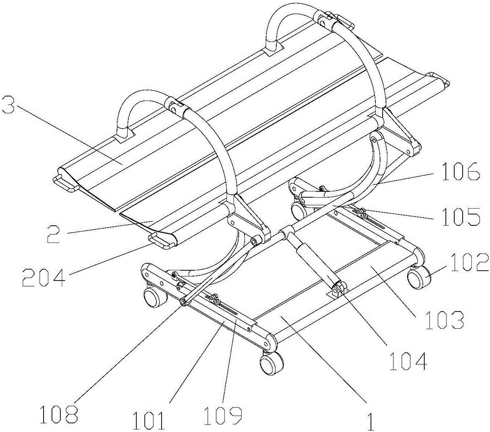 Stretcher cart