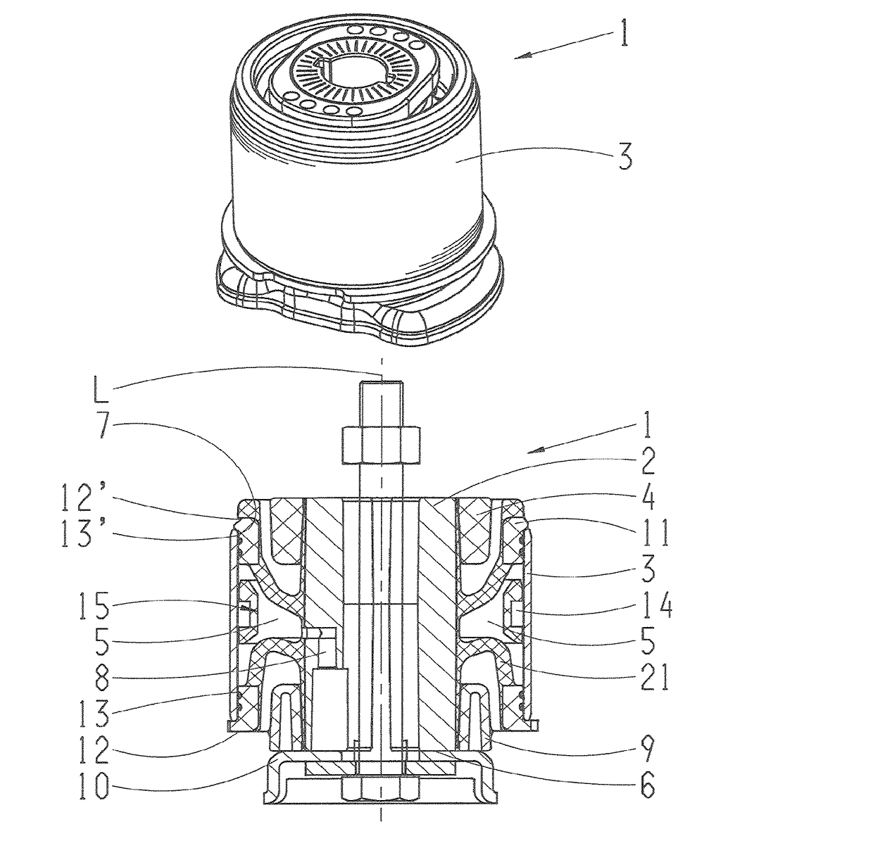 Method for producing a bearing, and bearing