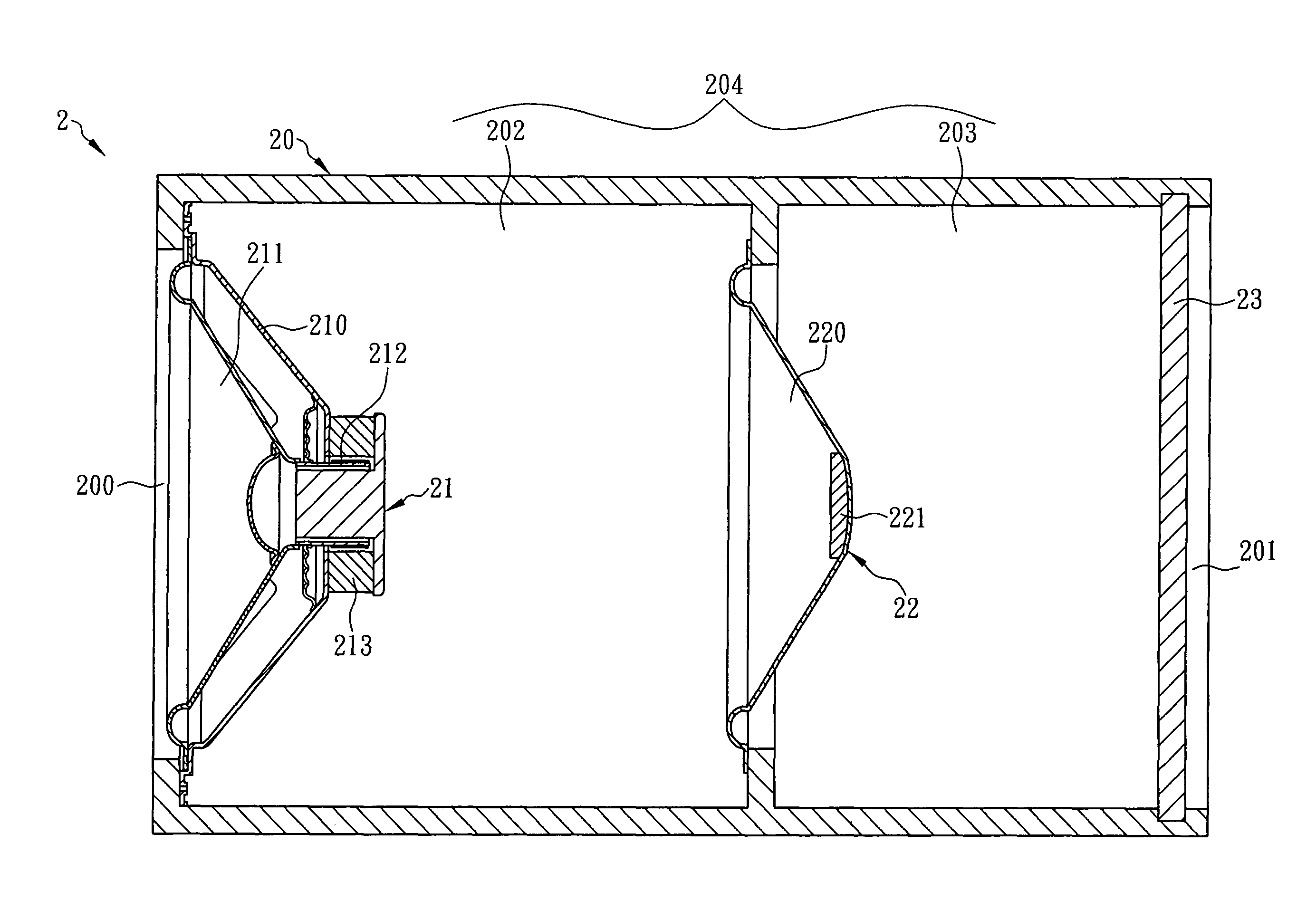 Sound reproduction device with enhanced low-frequency sound effect