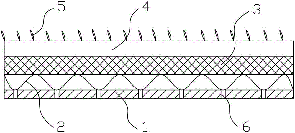 High-shrinkage three-dimensional wrinkled texture embossed knitted thermal composite fabric and preparation method thereof