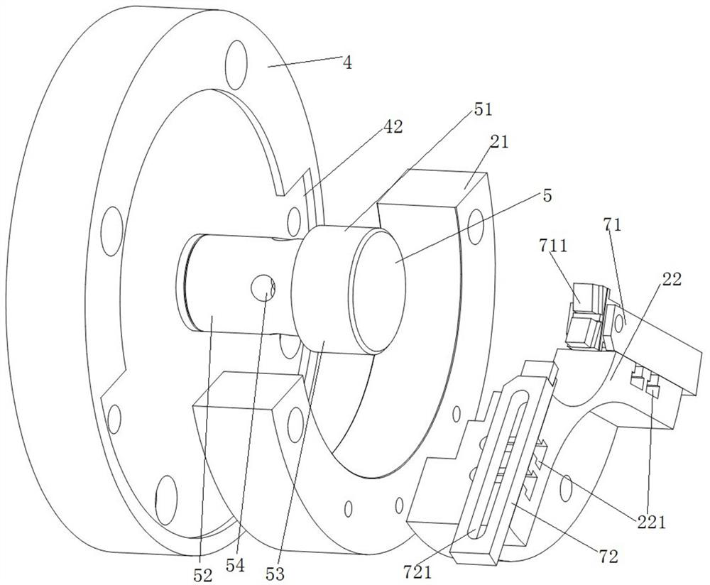 Reference debugging device for bearing ring channel grinding