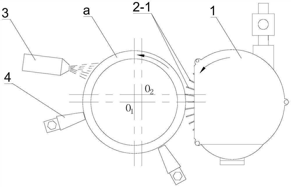 A kind of brush type metal workpiece surface strengthening grinding processing equipment and method