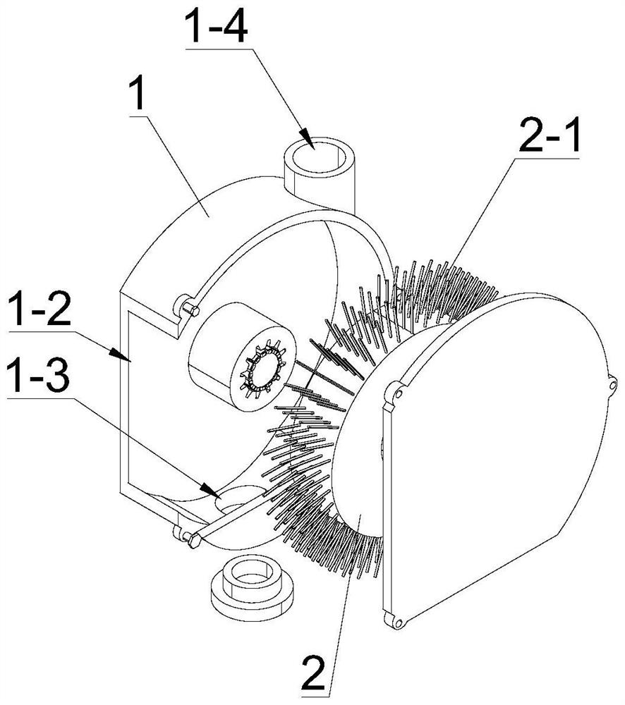 A kind of brush type metal workpiece surface strengthening grinding processing equipment and method