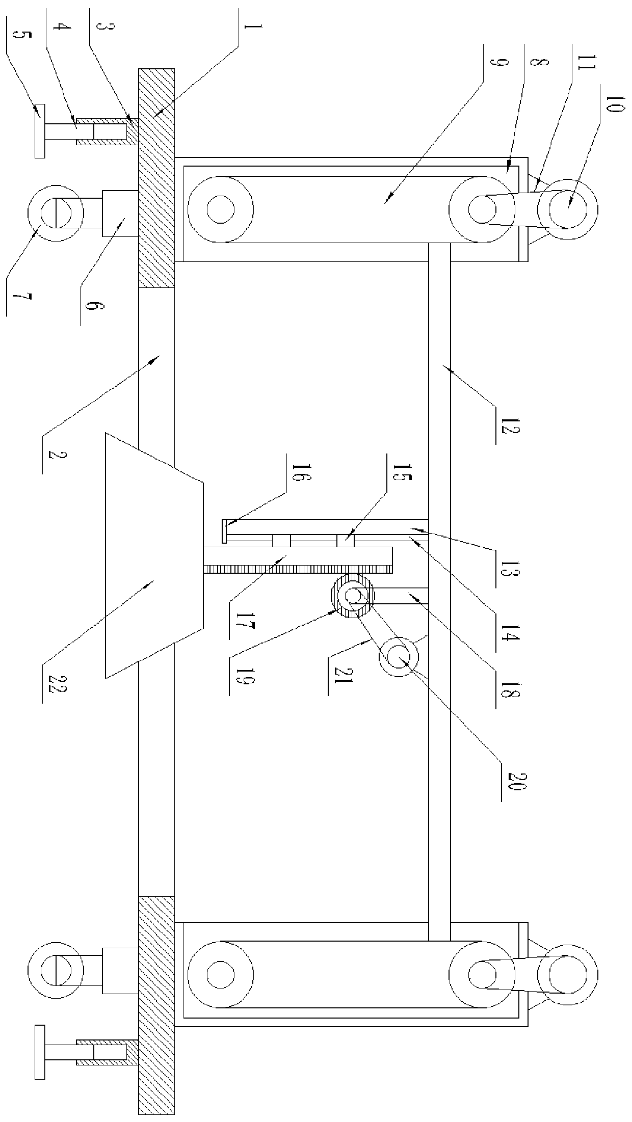 A kind of chip cleaning equipment used in mechanical processing plants