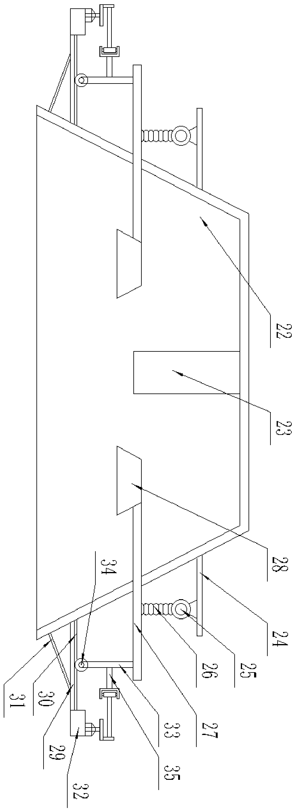 A kind of chip cleaning equipment used in mechanical processing plants