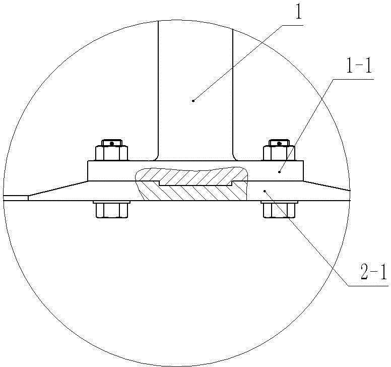 Rudder system device assembling and welding method