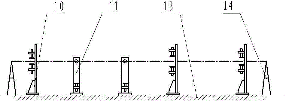 Rudder system device assembling and welding method