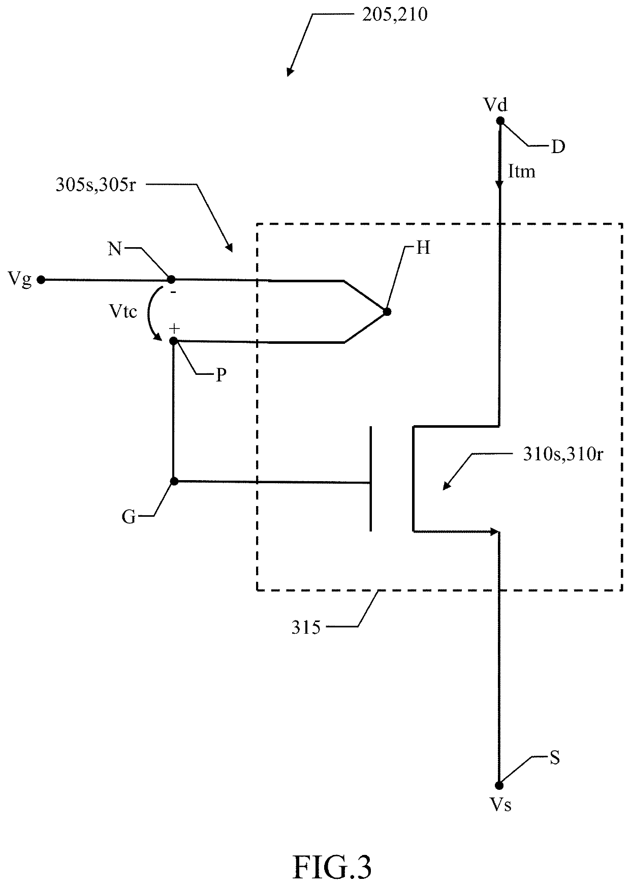 Thermographic sensor with thermal transistors driven by thermo-couples