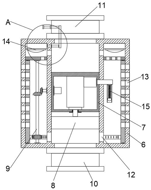 A double-layer steel pipe expandable external packer