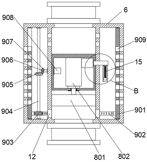 A double-layer steel pipe expandable external packer