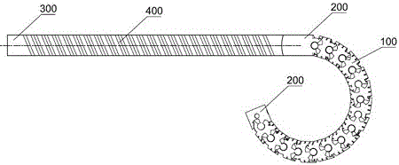 Endoscope snake bone structure and endoscope